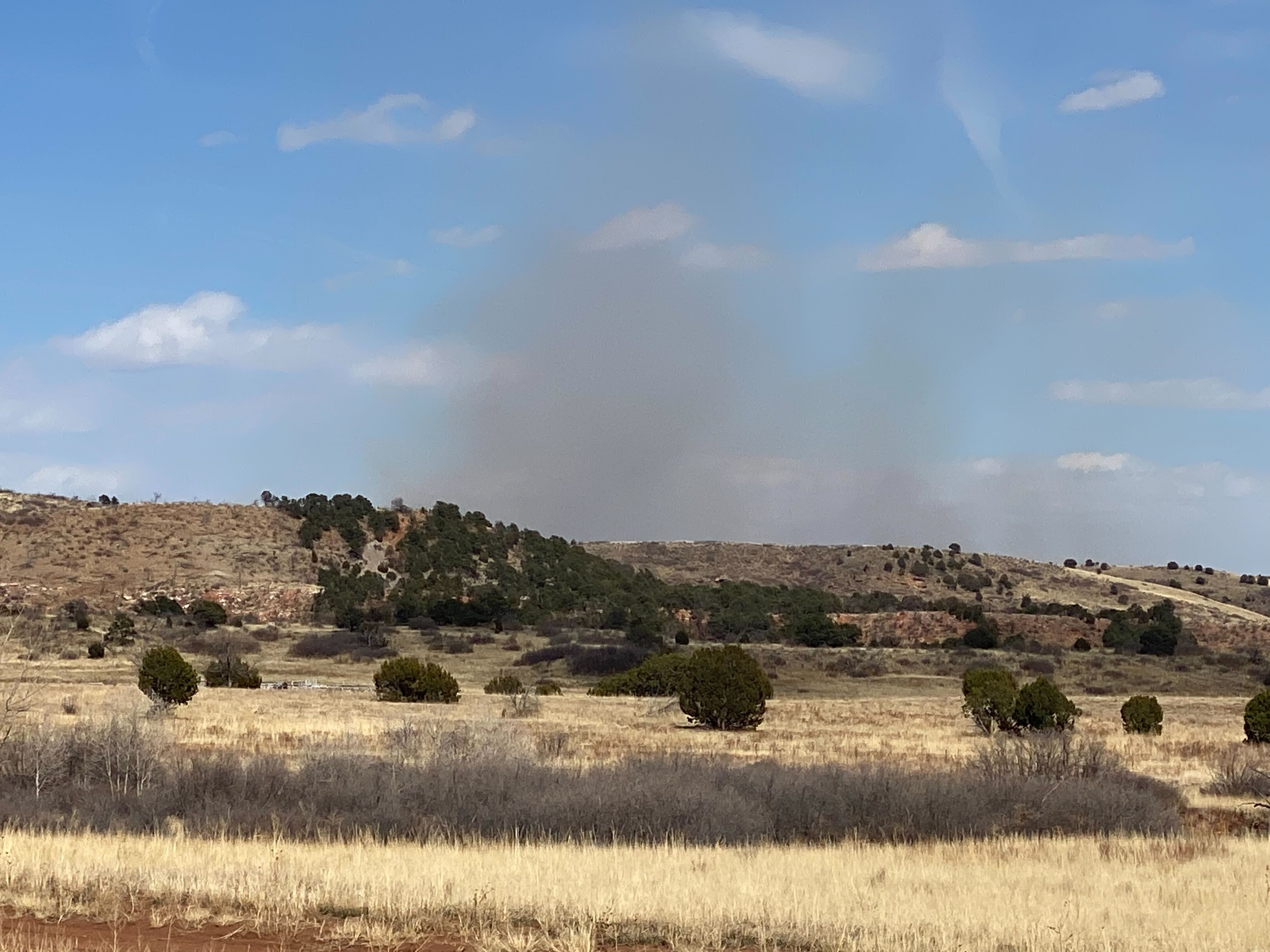 Fort carson grass fire turkey creek area