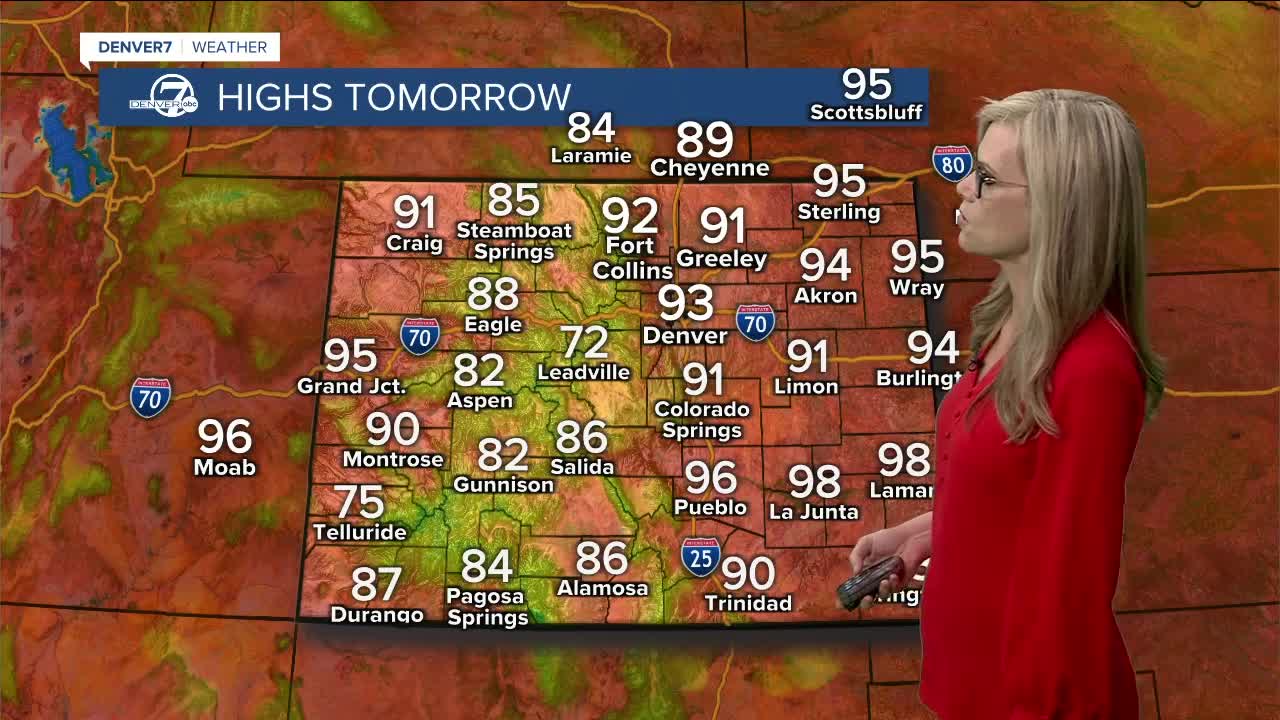 Highs Monday