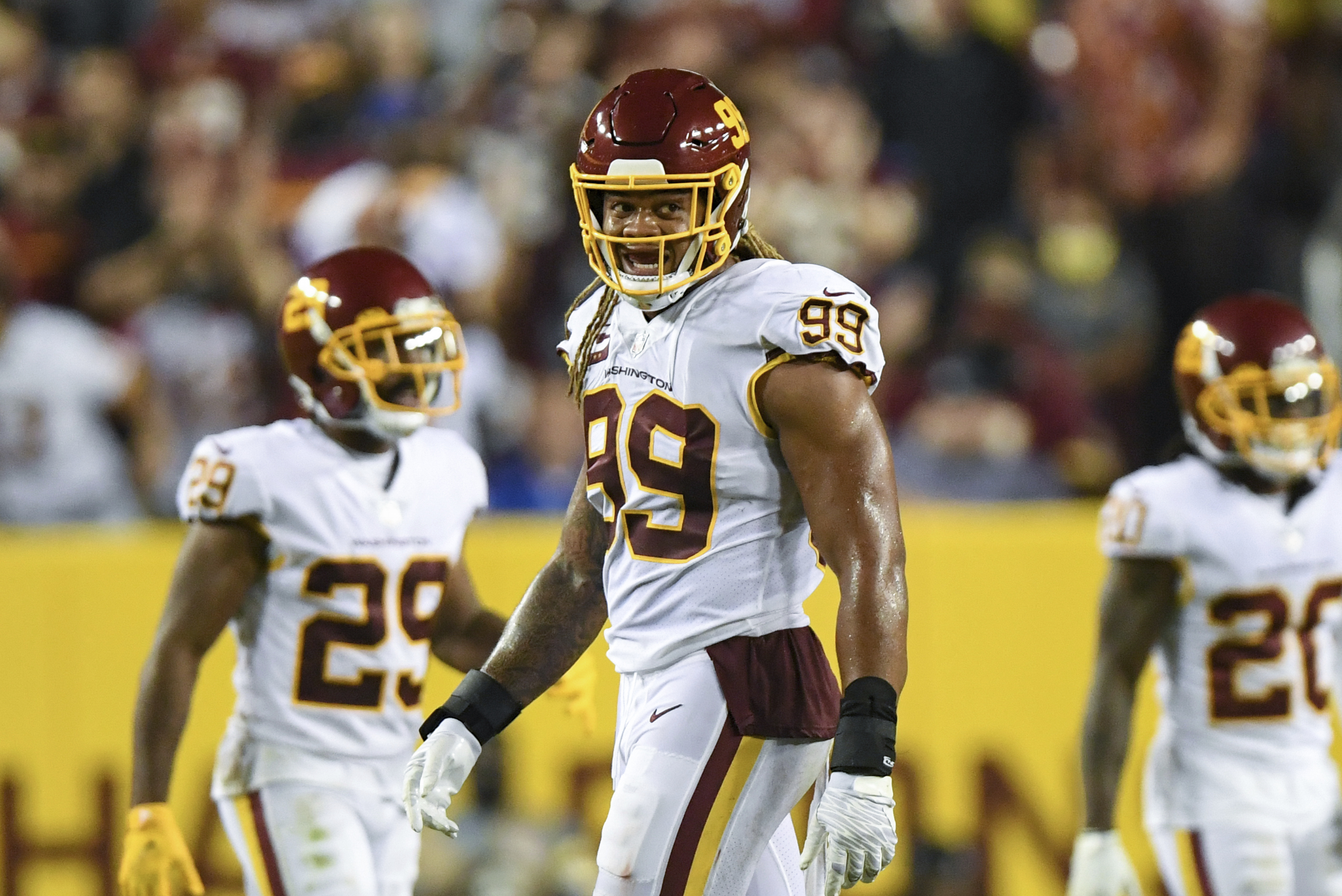 Washington Football Team defensive end Chase Young (99)