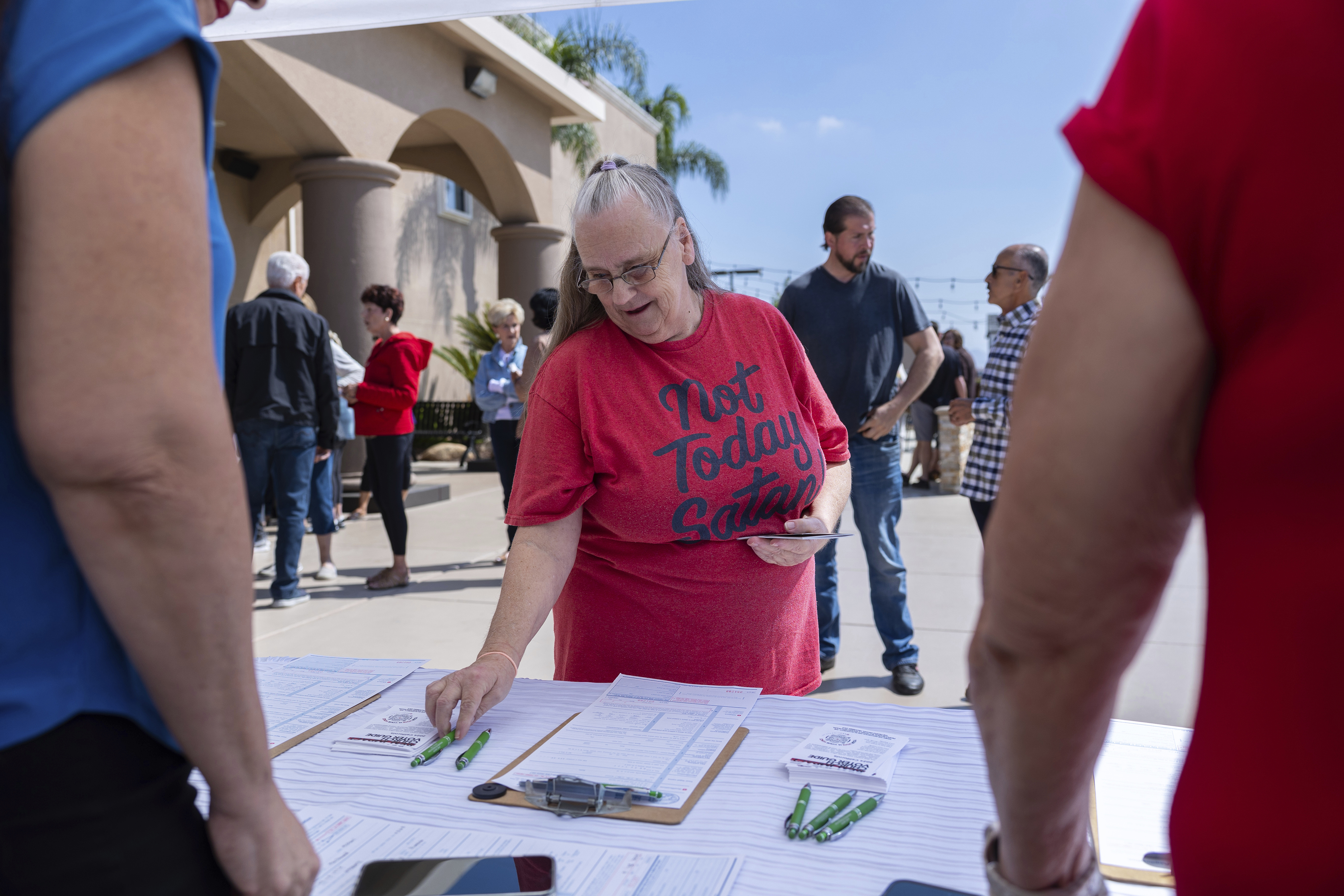 Churches Ballot Gathering