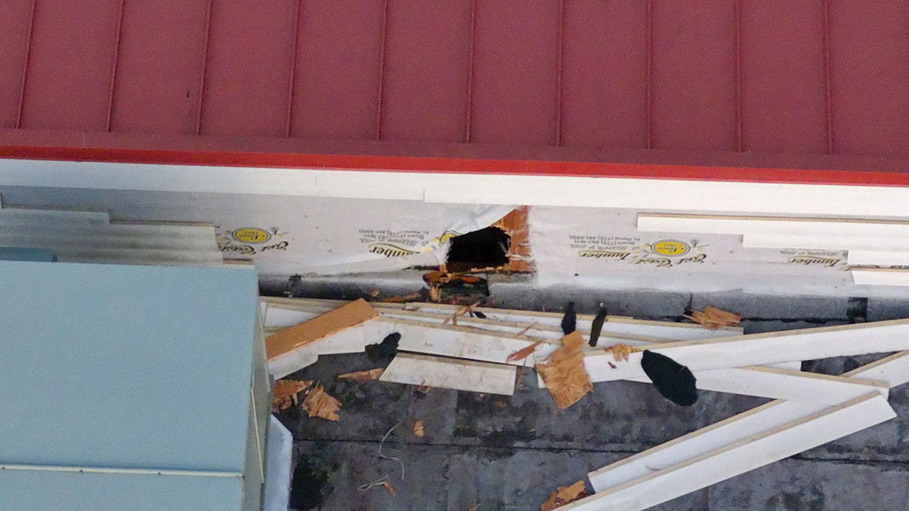 Police in Port St. Lucie are seeking a burglar who entered through the roof of a Golden Corral restaurant on April 5, 2026, causing extensive damage.