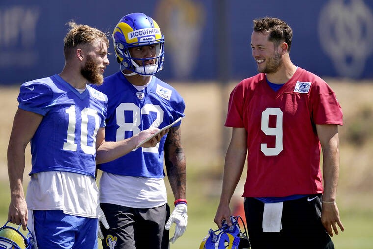 Cooper Kupp, Lance McCutcheon, Matthew Stafford