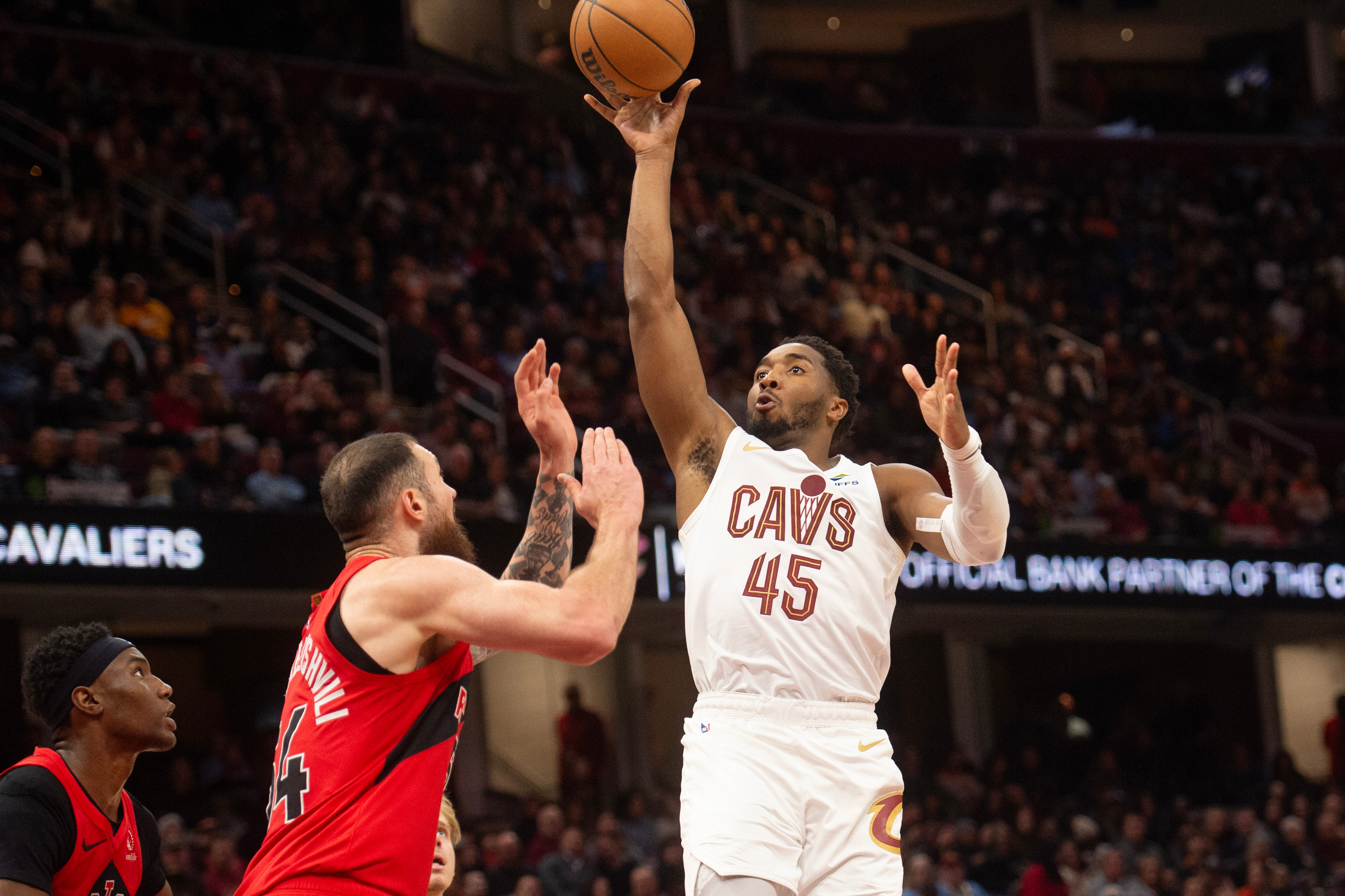 Cavs Raptors Donovan Mitchell 