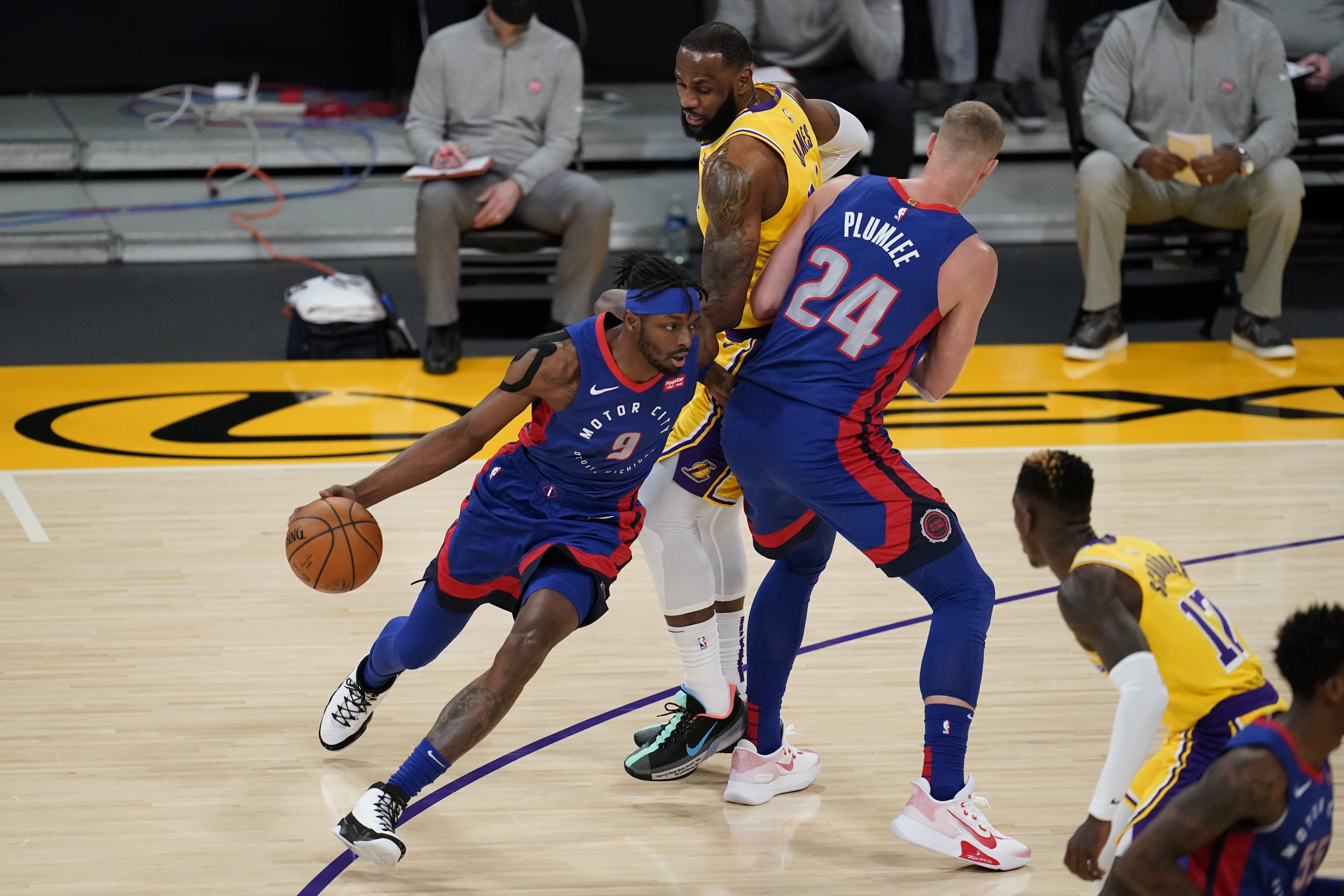 Jerami Grant, LeBron James, Mason Plumlee