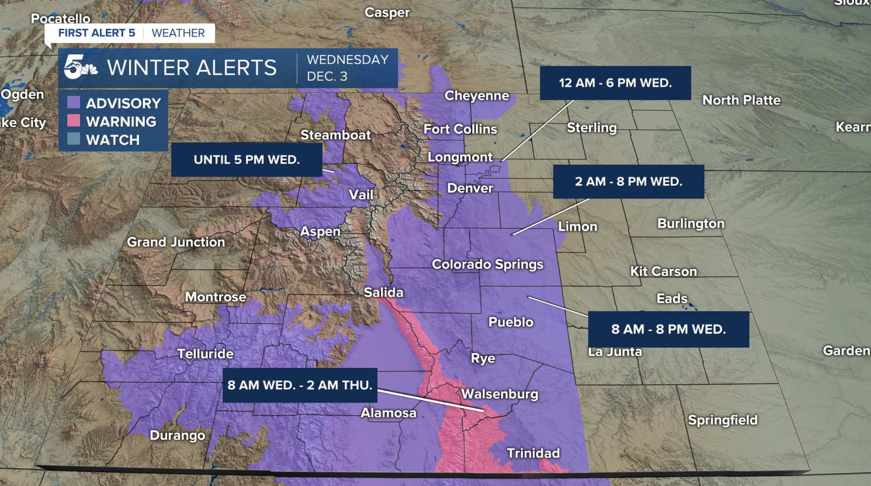 Winter Weather Advisories & Warnings