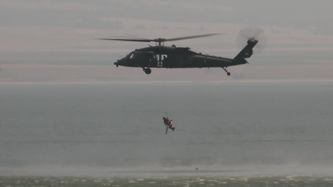 Montana Army National Guard conducts open water training at Canyon Ferry Lake