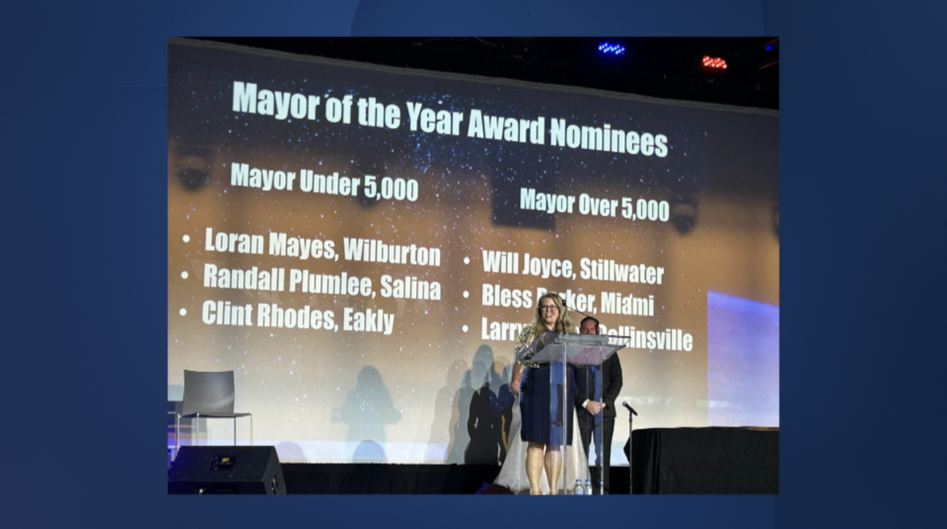 WILBURTON SMALL TOWN MAYOR OF THE YEAR 