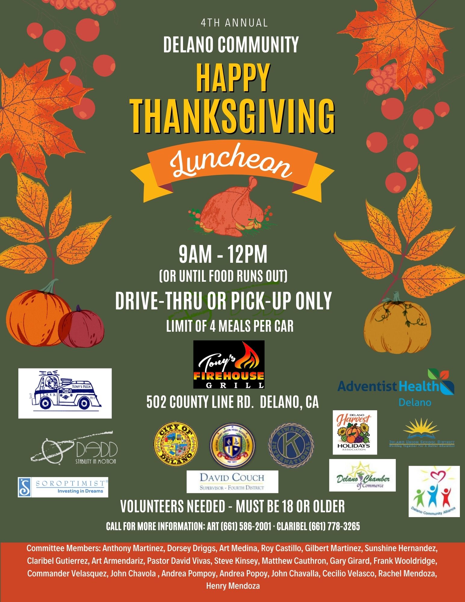 Delano Thanksgiving 2022