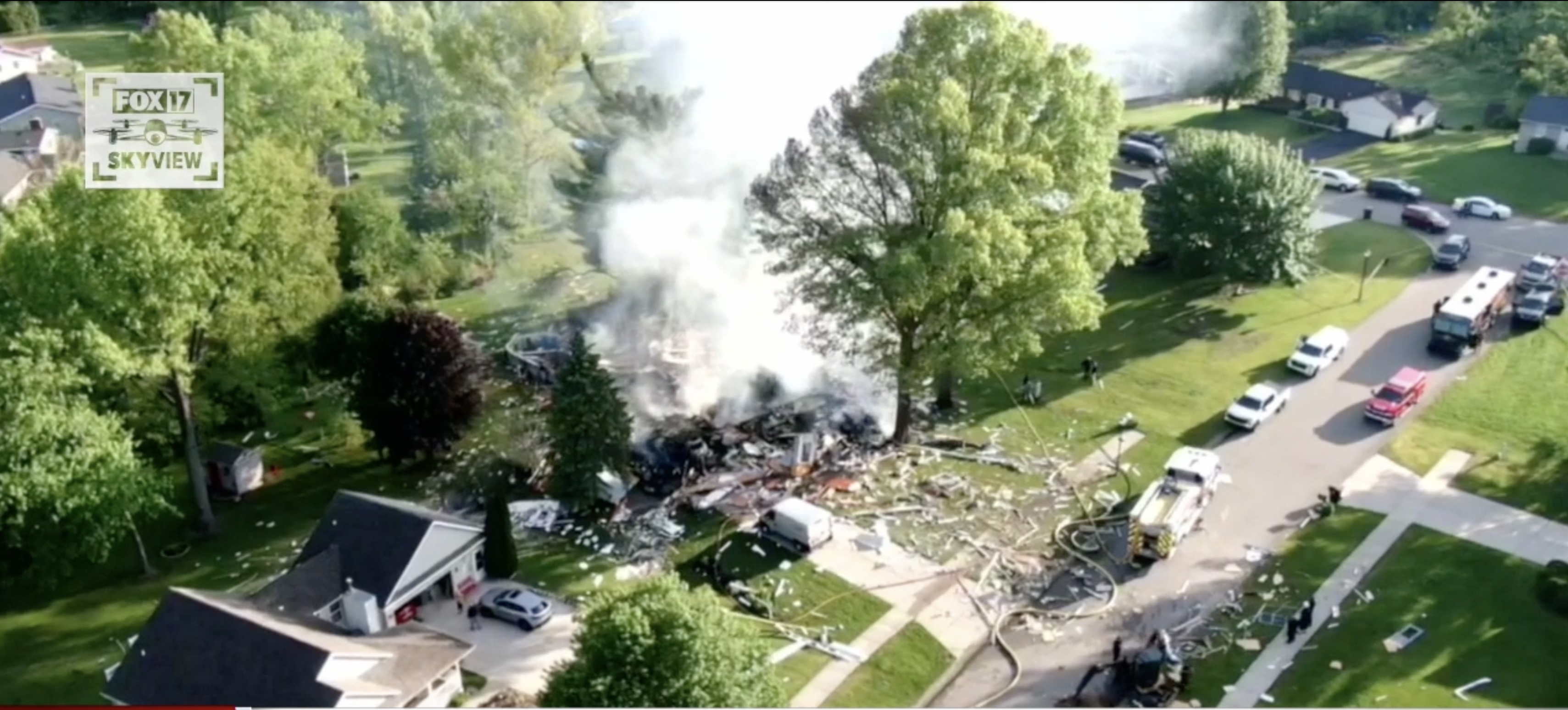 Plainfield Home Explosion Drone