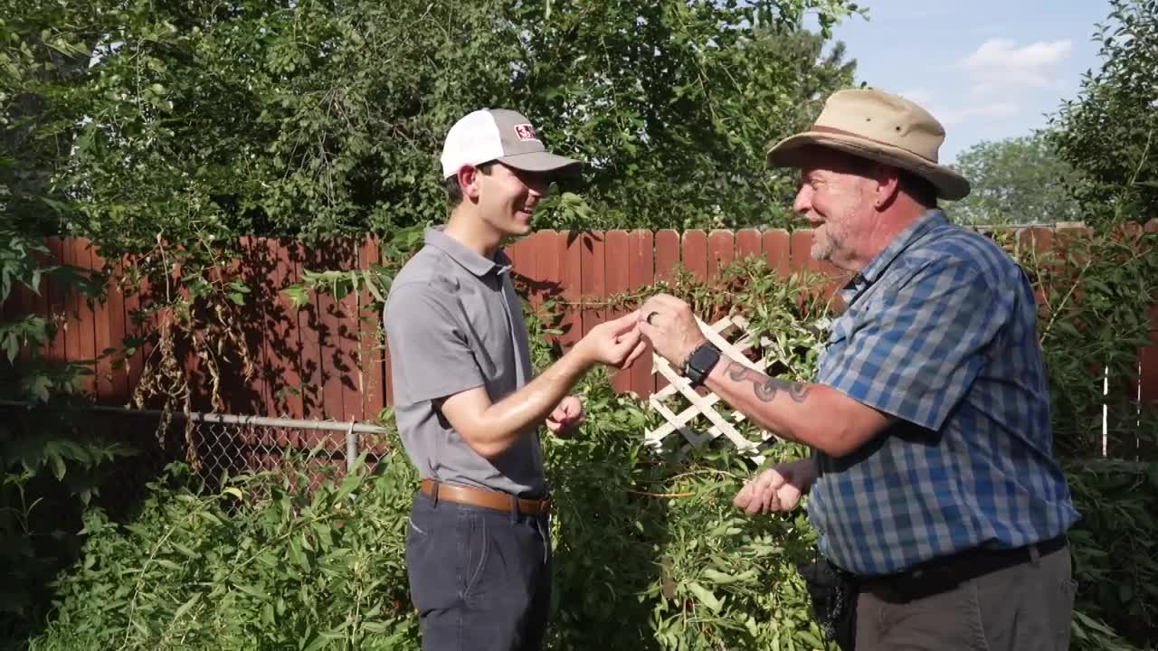 Jeremy at Benson Community Garden