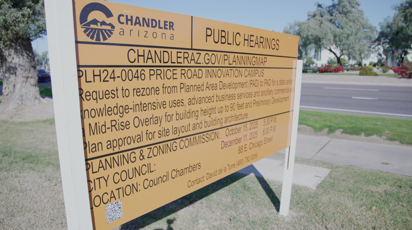 chandler price road sign 
