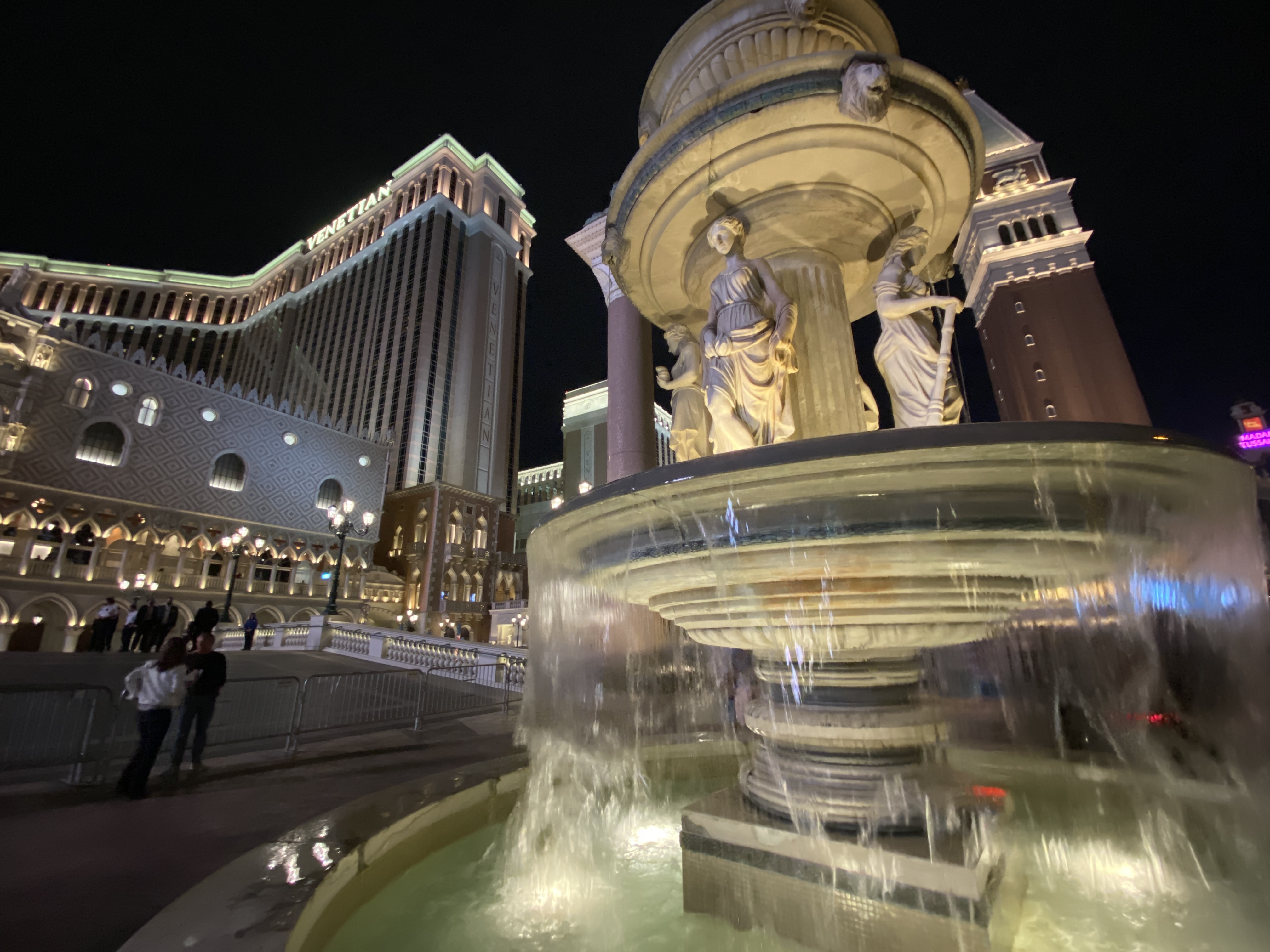 The Venetian is located near the heart of the Las Vegas strip as seen in April 2021.
