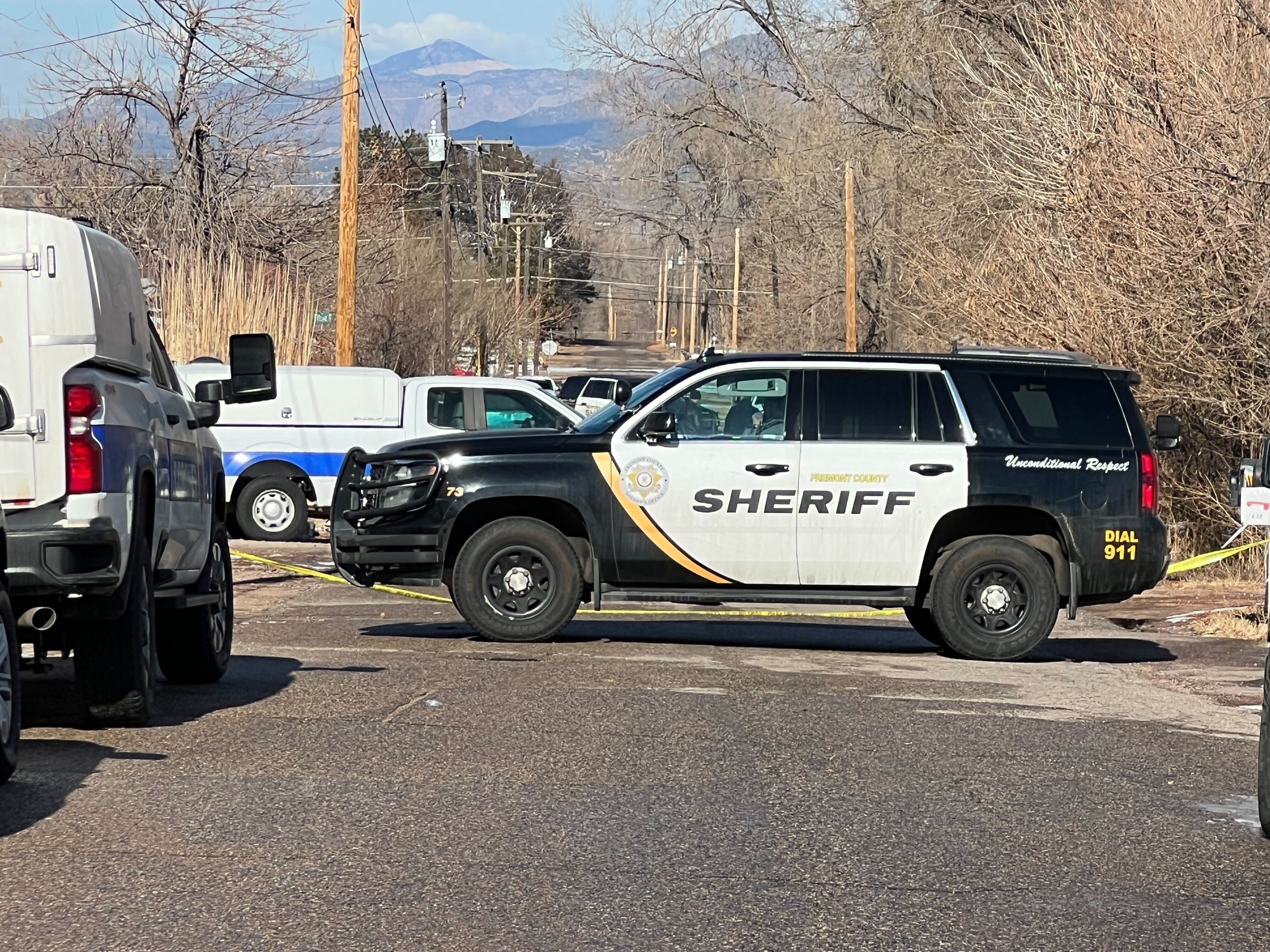 Photo from scene of shooting investigation in Canon City