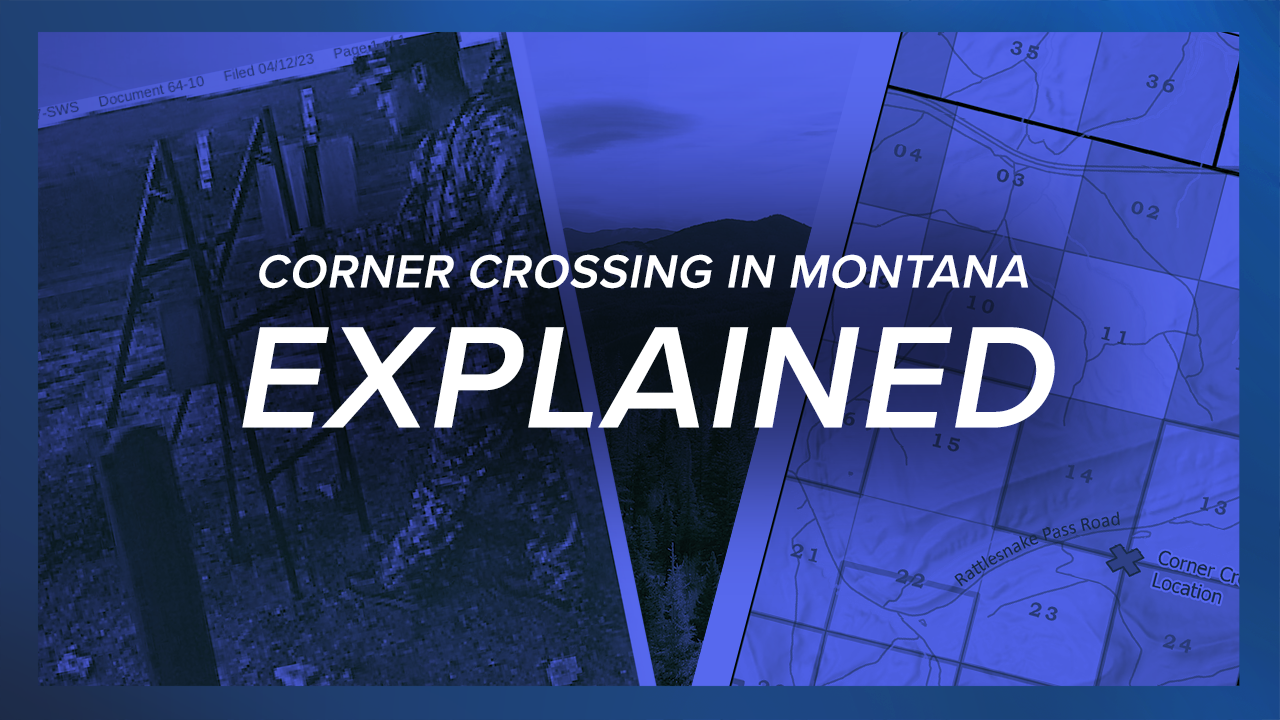 Corner crossing in Montana explained