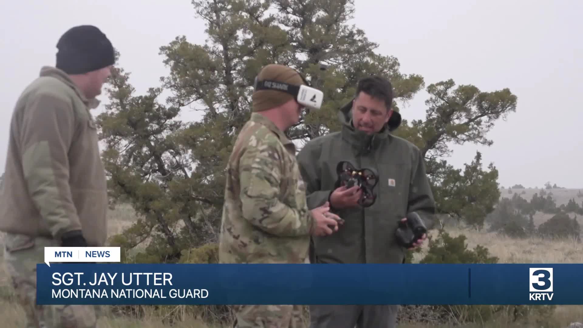 Montana National Guard trains with drones