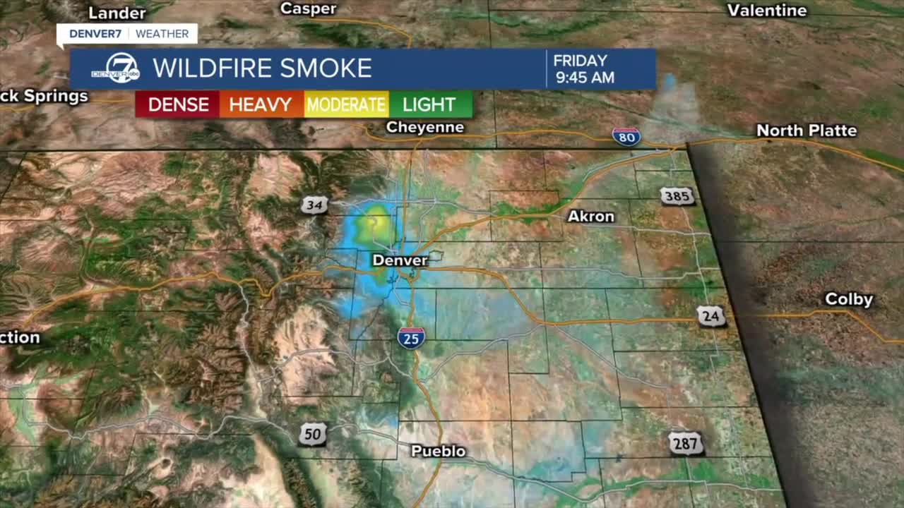 Wildfire Smoke Forecast Friday Morning