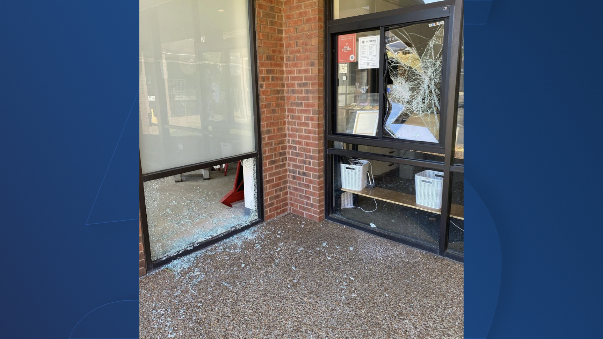 Crieve Bagel Co. smash and grab