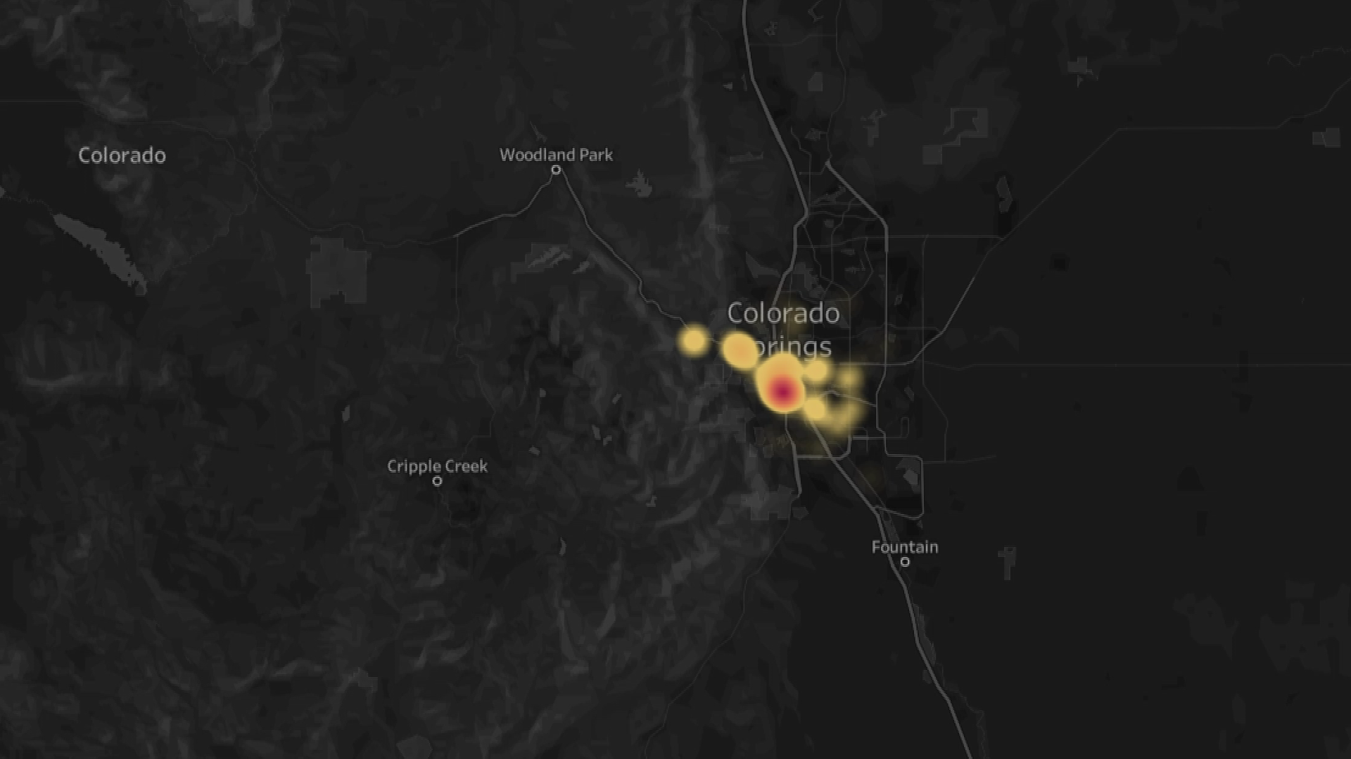Interactive heat map shows homeless population in Colorado Springs