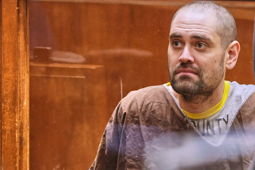 Nick Reiner pleads not guilty to two counts of first-degree murder in the deaths of his parents, Rob Reiner and Michele Singer Reiner, with public defense attorney, Kimberly Green, during his arraignment on murder charges for the deaths of his parents, Rob and Michele Reiner, Monday, Feb. 23, 2026, in Los Angeles.