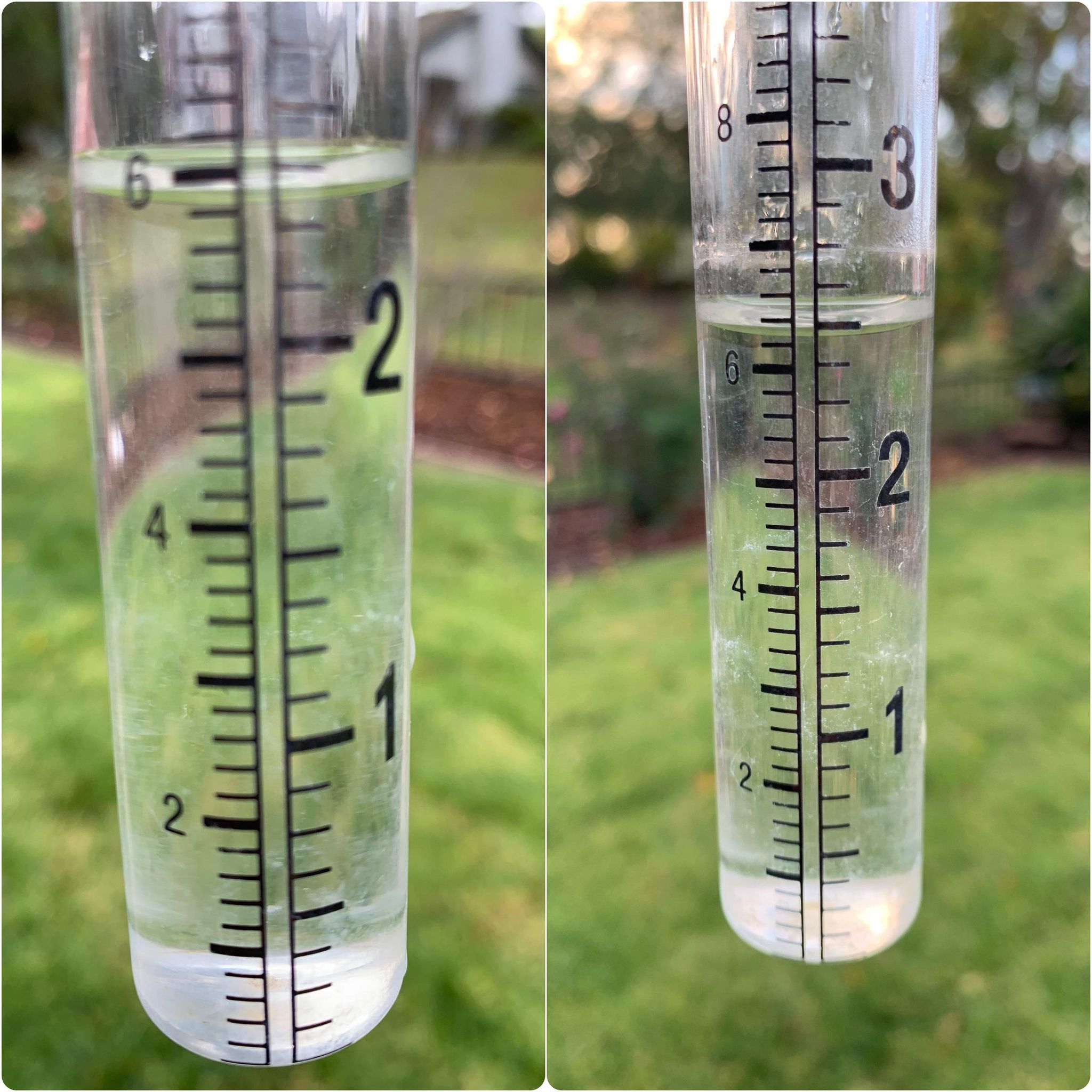 Rain totals from South San Luis Obispo