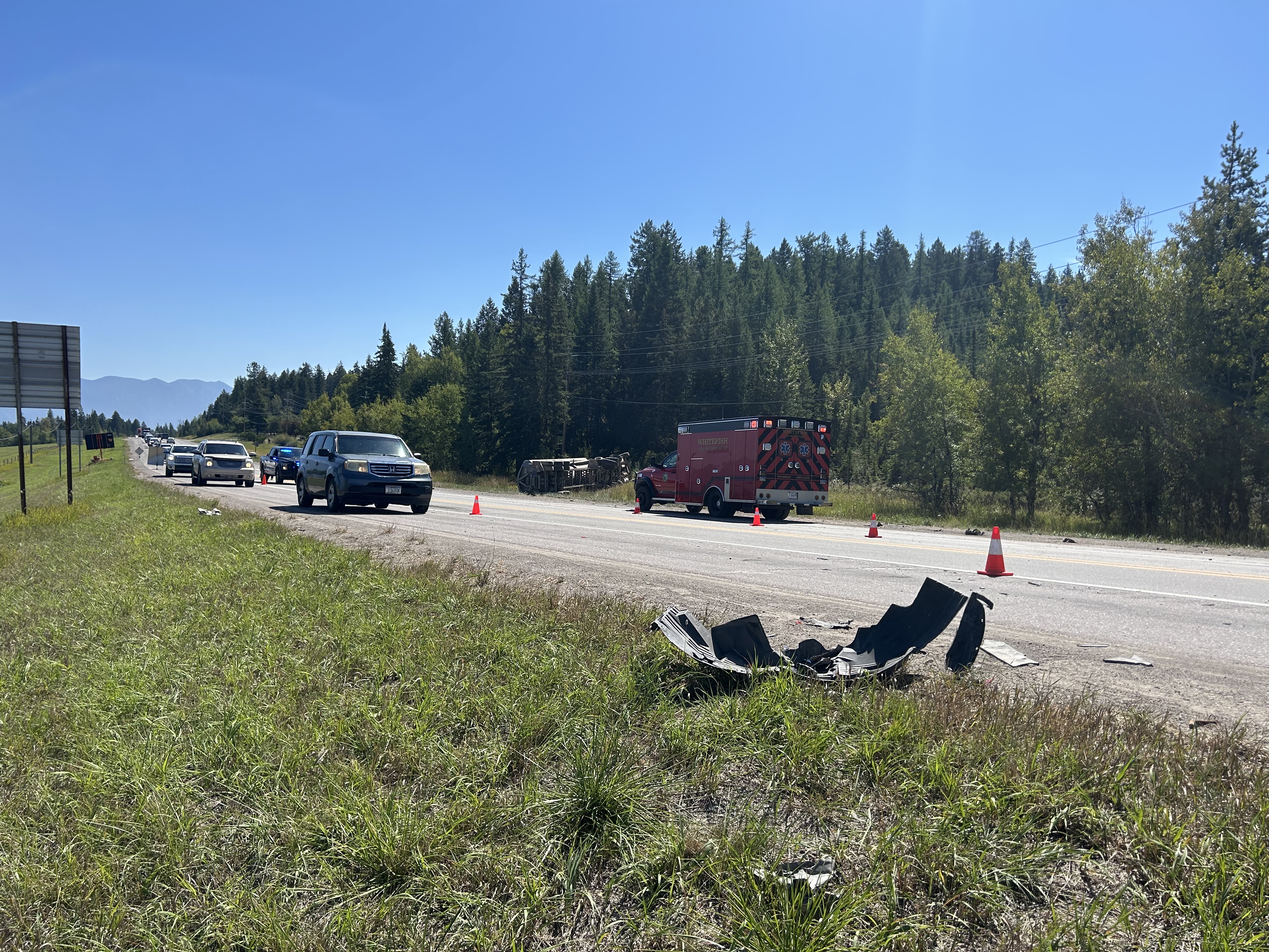 Whitefish 7 Vehicle Crash