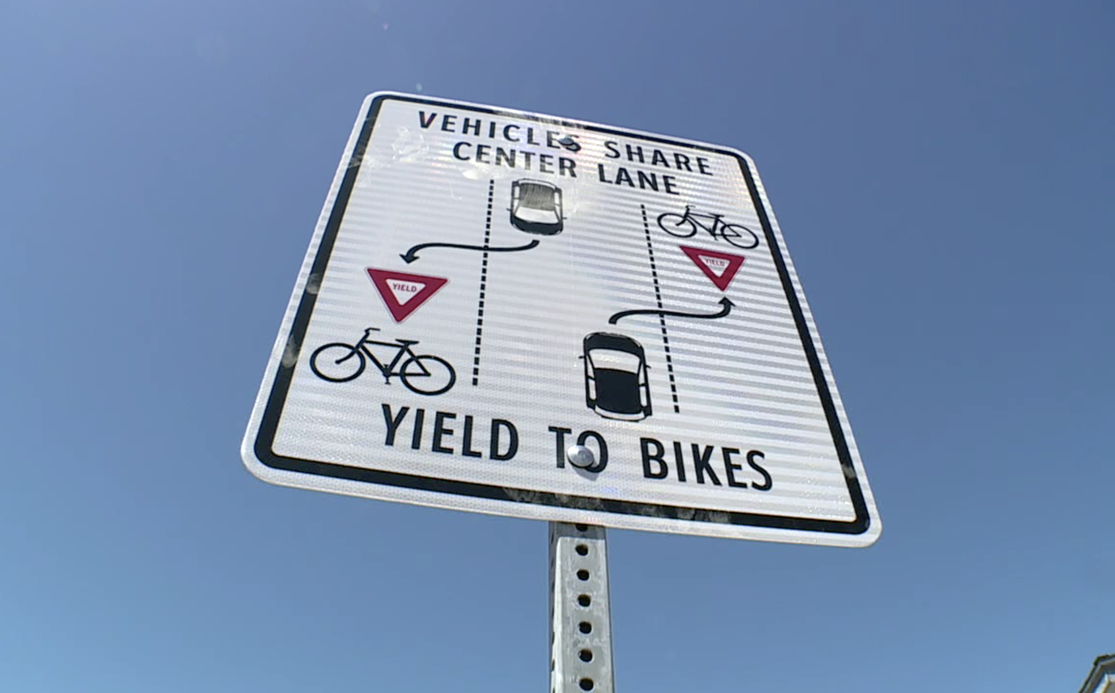 Mira Mesa advisory bike lane