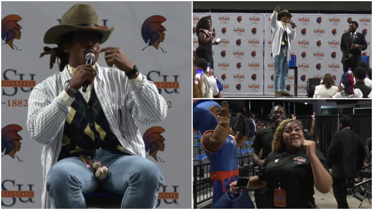  VSU welcomes 1,500 freshmen with pinning ceremony featuring Cam Newton
