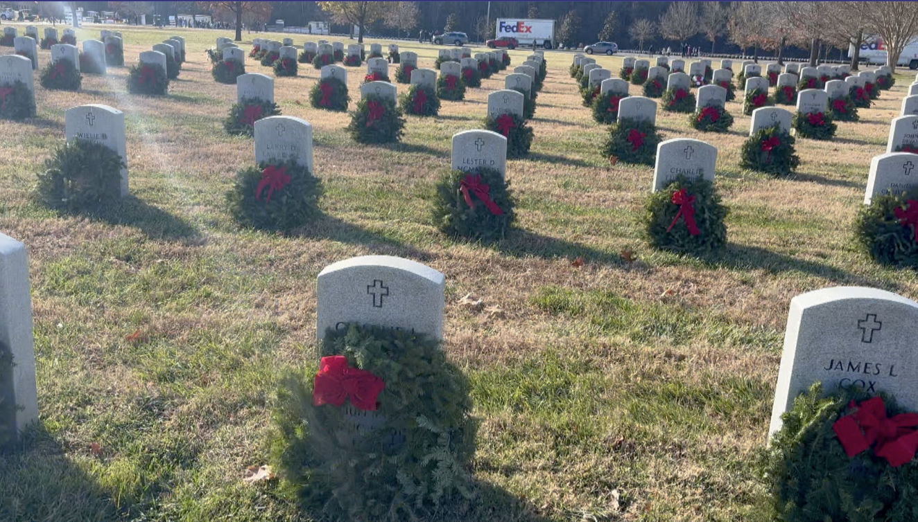Wreath-Laying Ceremony Honors Veterans at Suffolk Cemetery