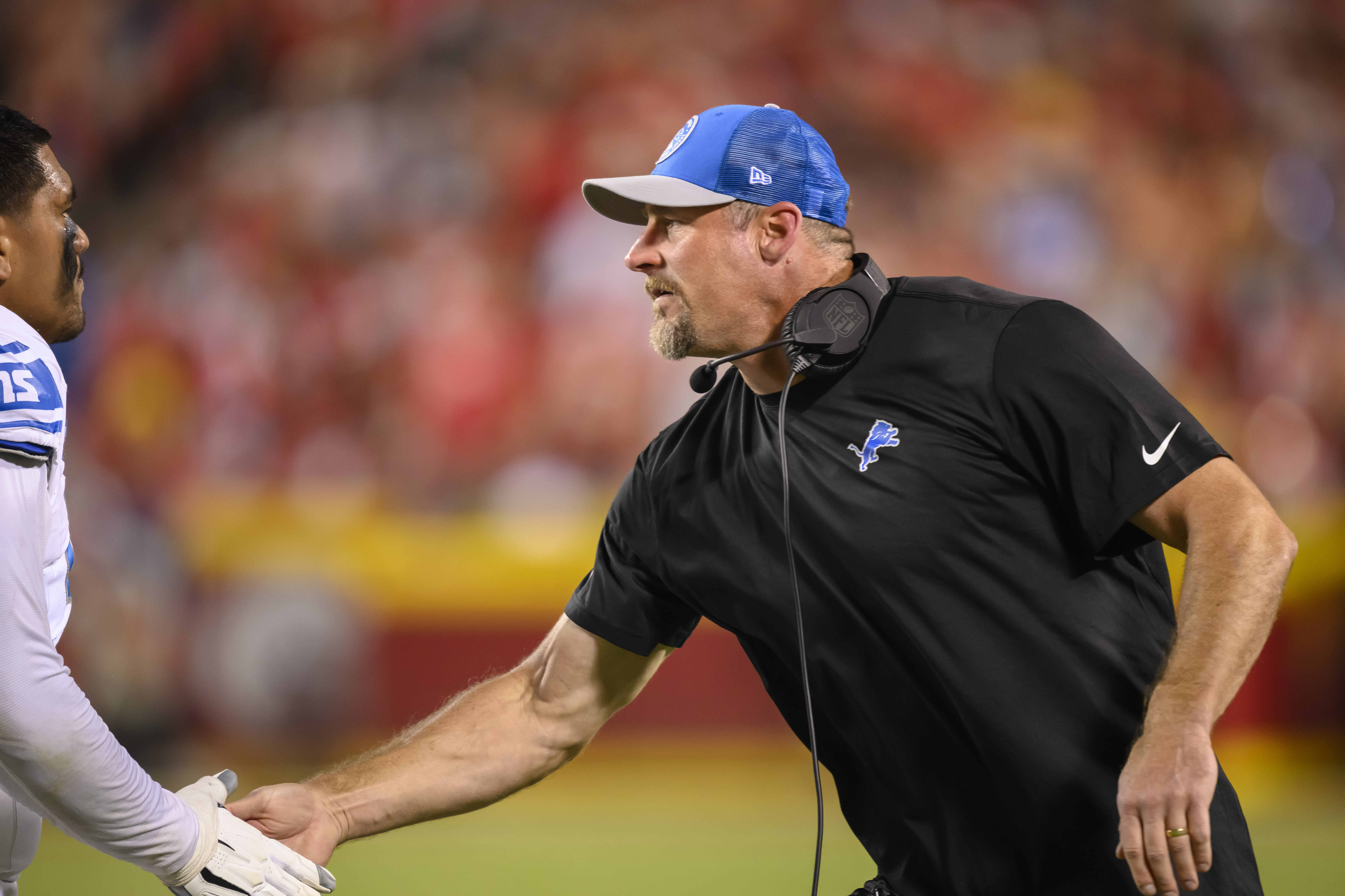 Dan Campbell Lions Chiefs Football