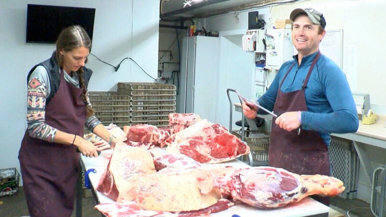 Local Couple making Tender Cuts Together