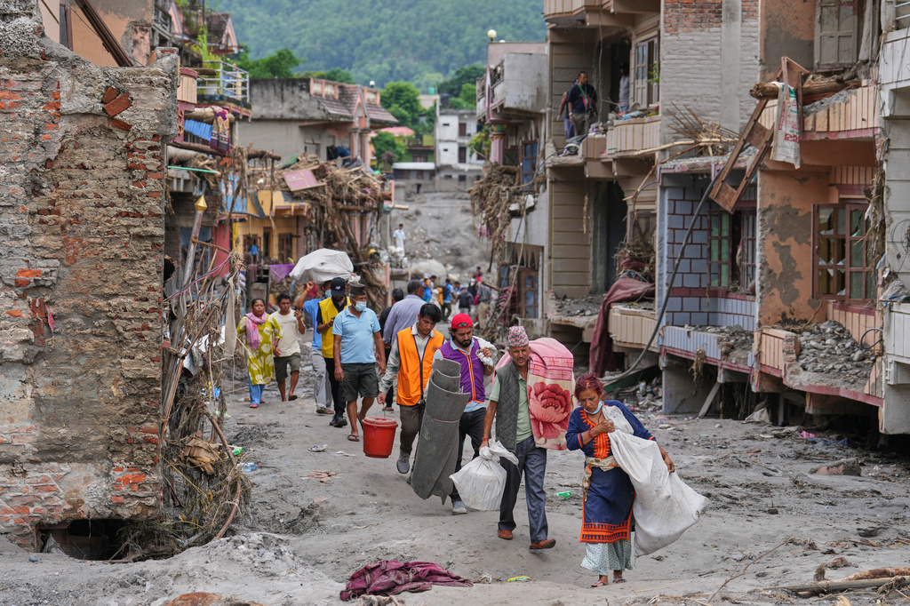APTOPIX Nepal Flash Floods