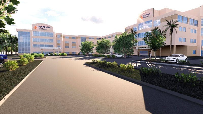 HCA Florida Palms West Hospital announced on March 11, 2024, the construction of an $80 million patient tower project.