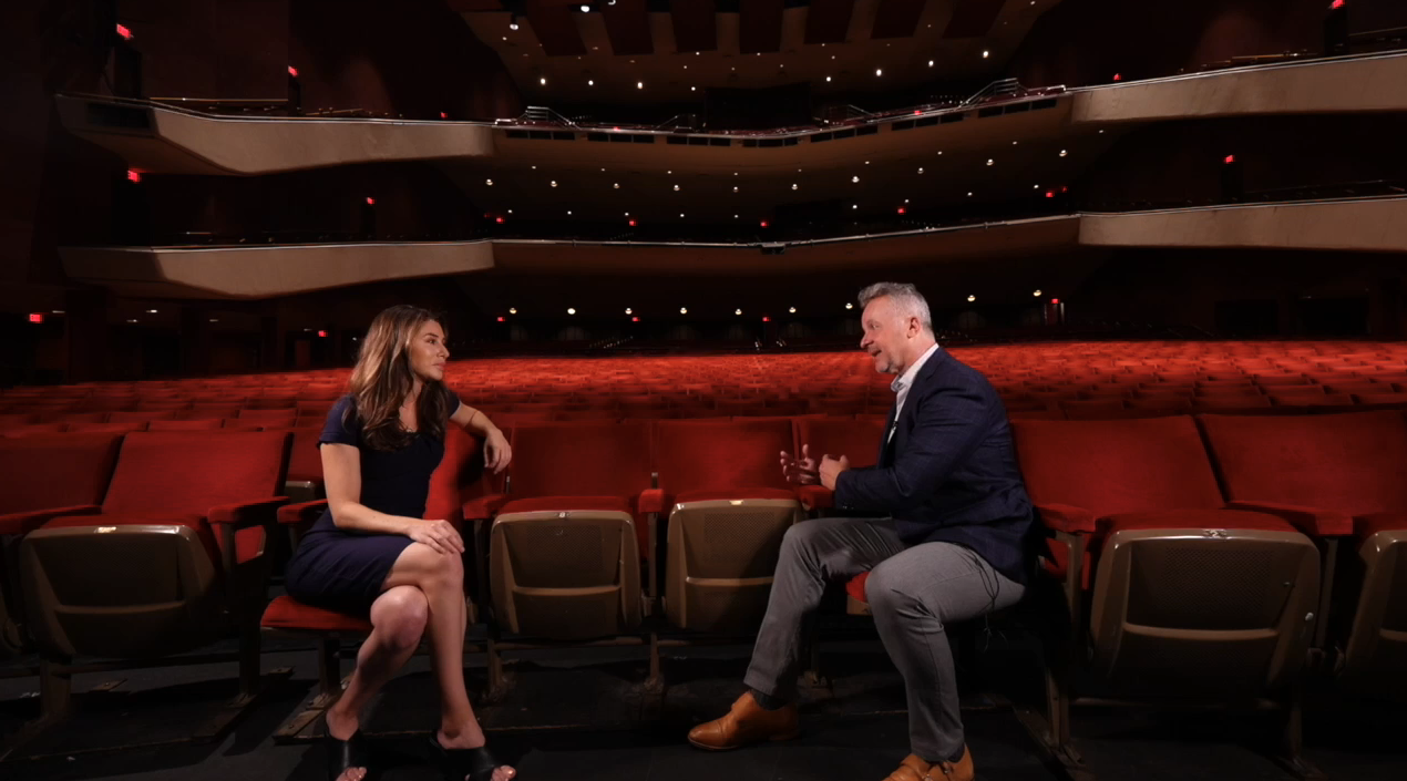 Lindsey Peña and Bruce Stasyna of the San Diego Opera