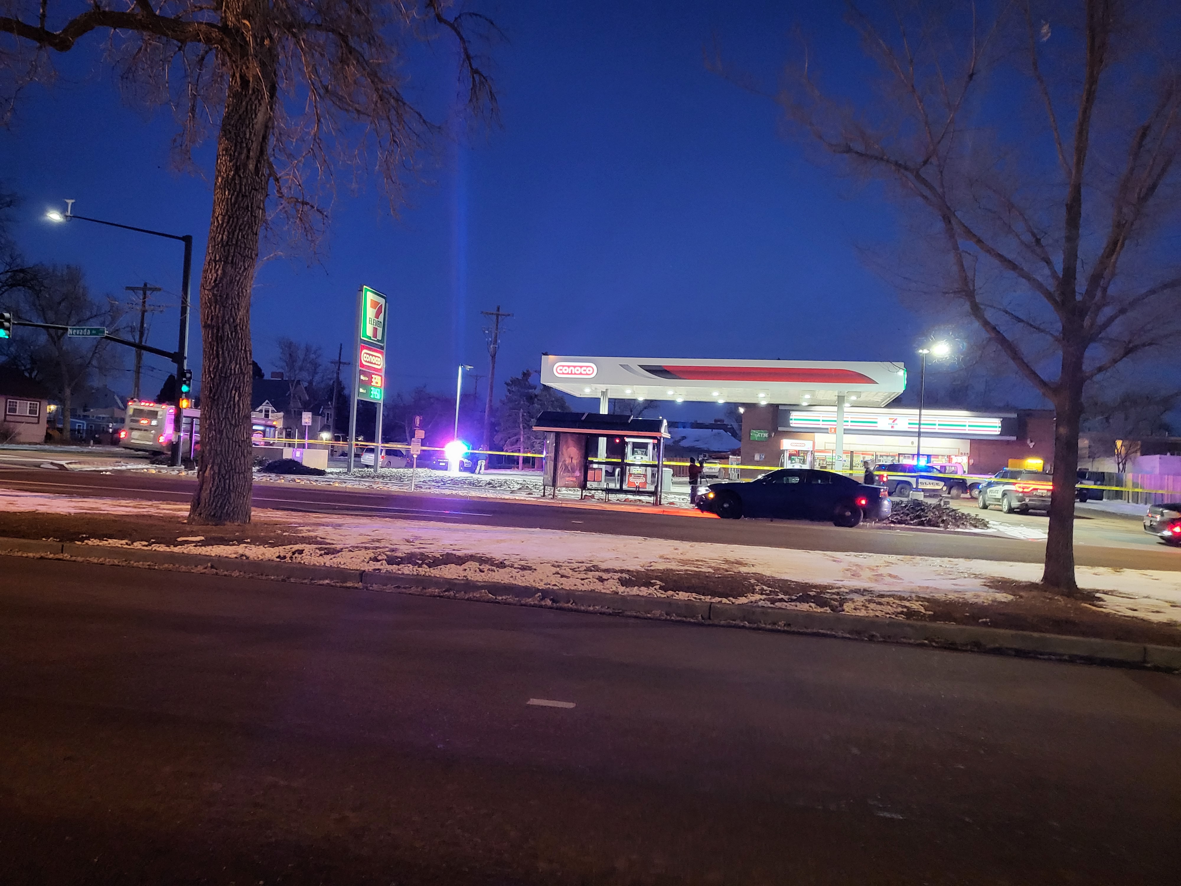Policy activity at 7/11 gas station north nevada