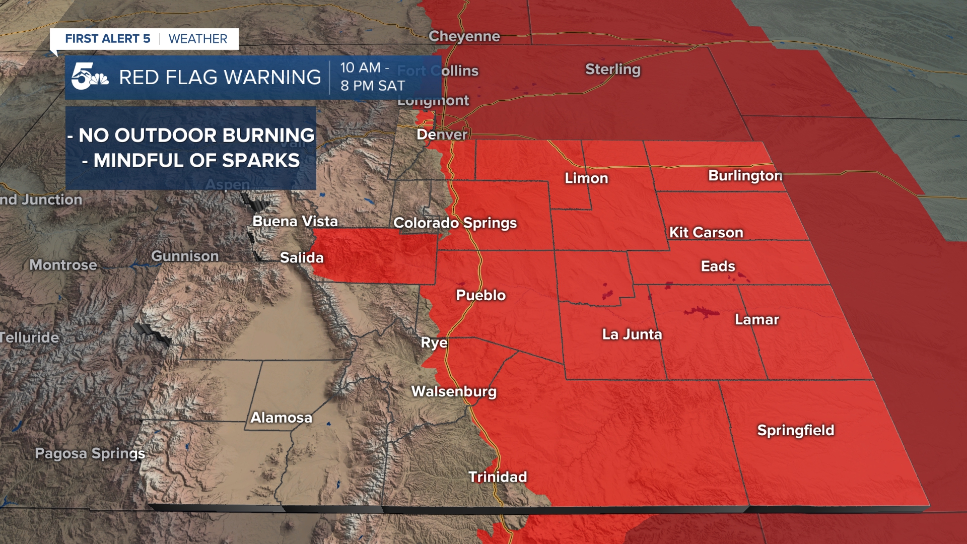 Red Flag Warnings SAT