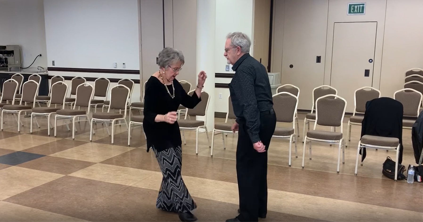 Local seniors show off their best dance moves at the Dick Dewees Community Center.