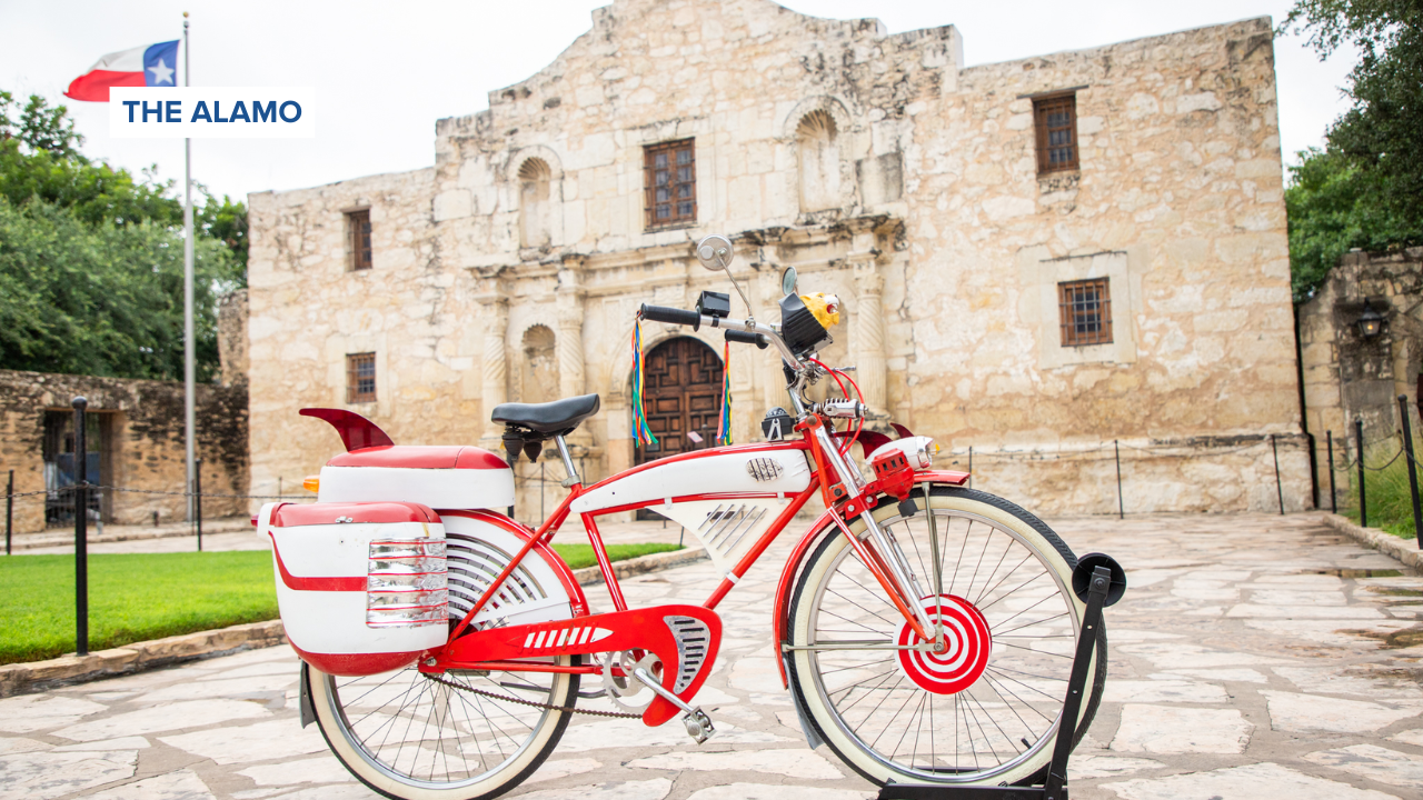 Peewee bicycle featured at the Alamo