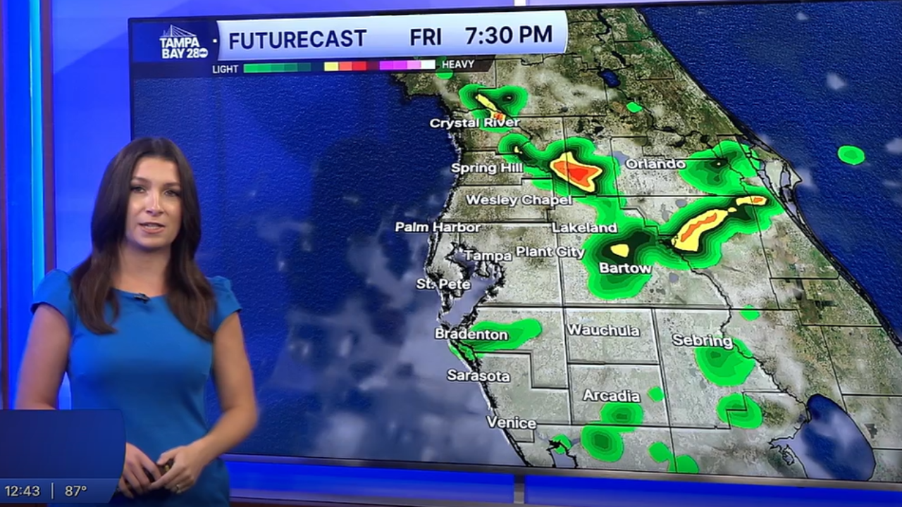 Forecast: Scattered storms inland this afternoon and ahead