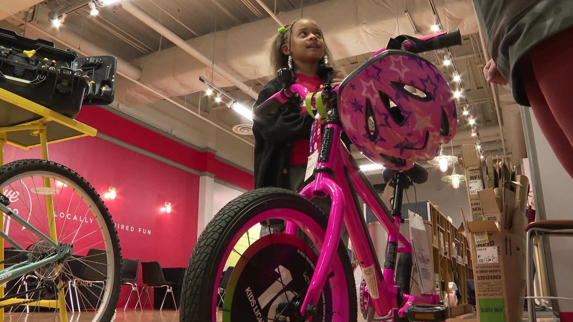 25 kids get to pick out new bikes for Christmas in Norfolk