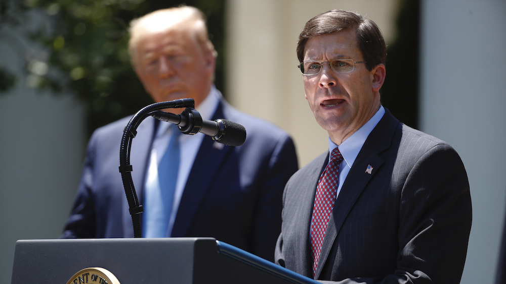 Trump tweets that Sec. of Defense Mark Esper has been 'terminated'