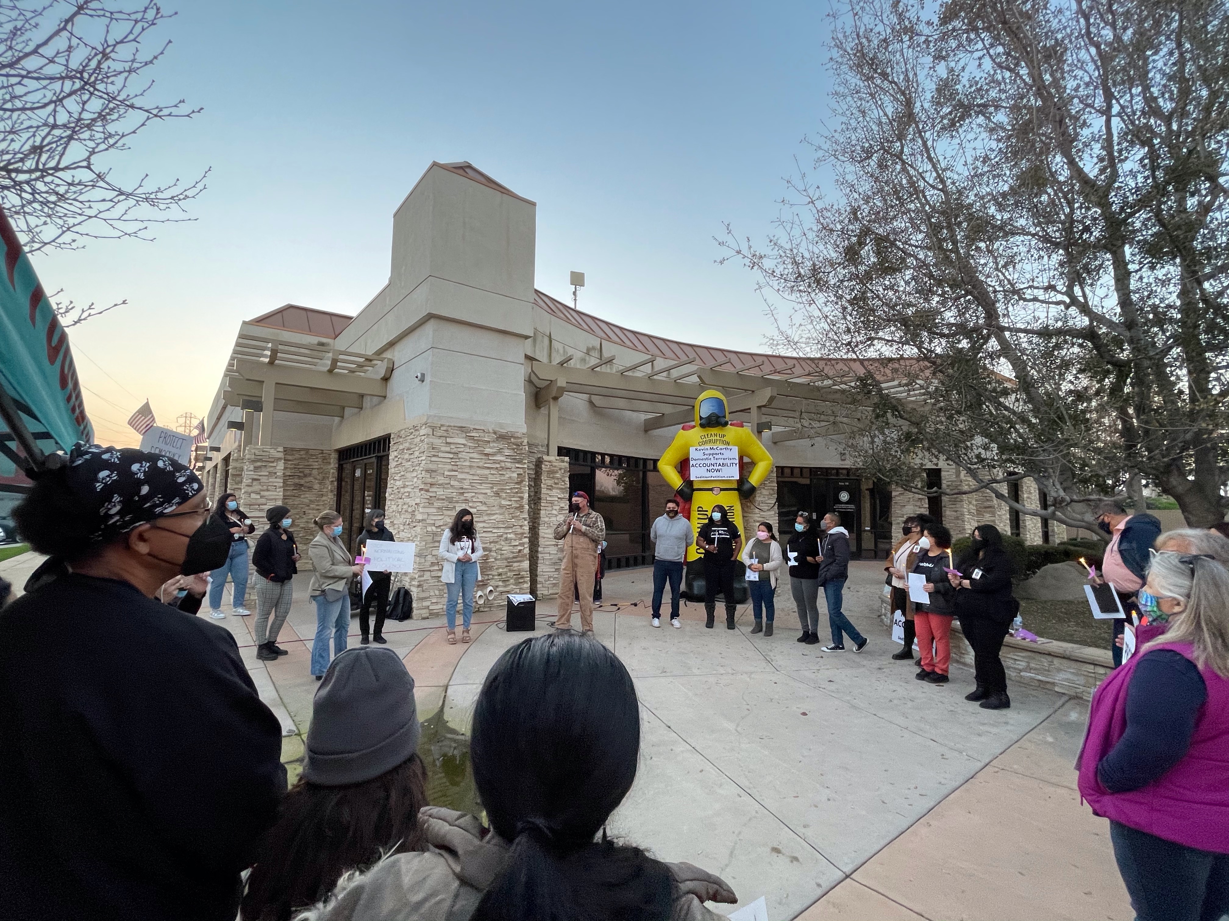 Vigil for January 6 insurrection January 6, 2022