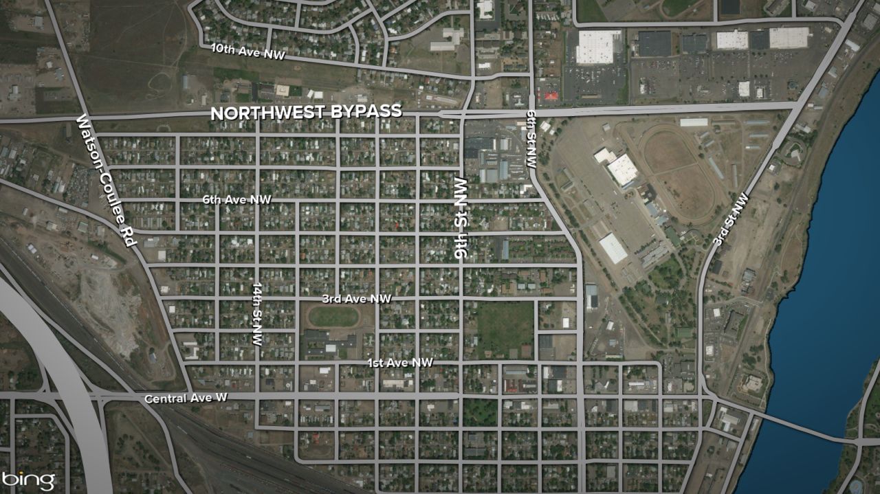 9th Street NW from Central Avenue to Northwest Bypass, and to reconstruct Watson Coulee Road from Vaughn Road to Northwest Bypass