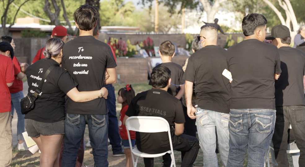Families at Homicide Survivors vigil