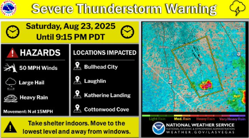 Severe thunderstorm warning