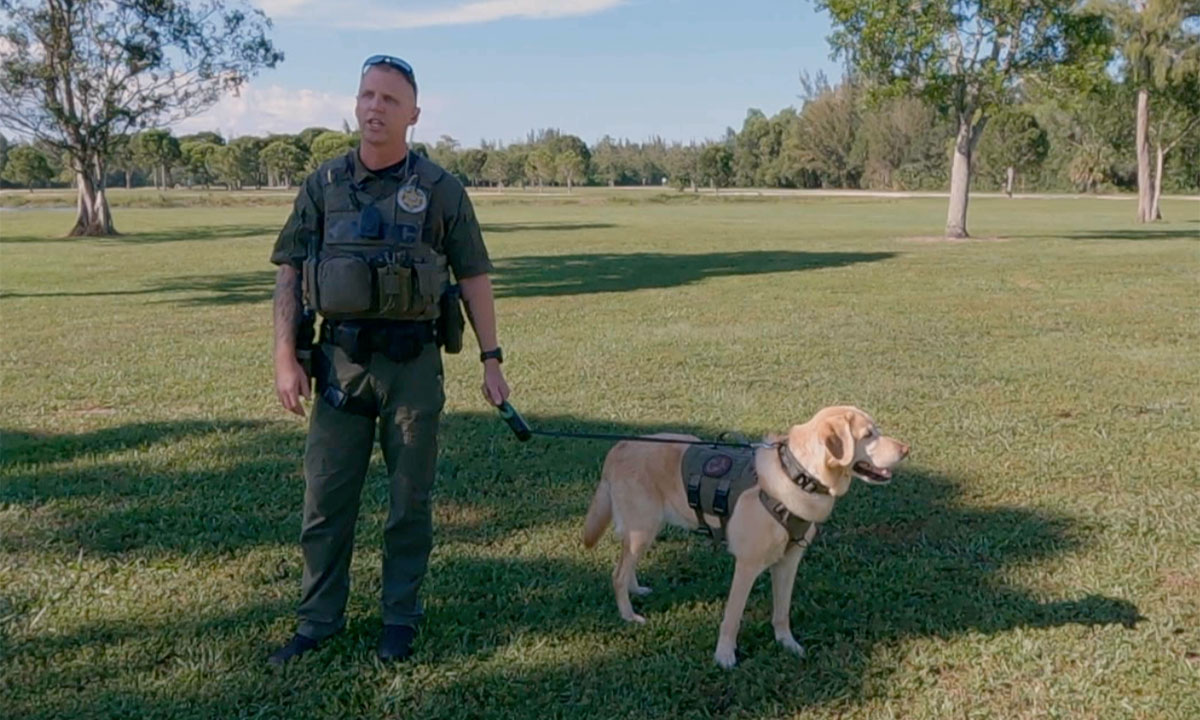 Officer Tarr and Rambo 