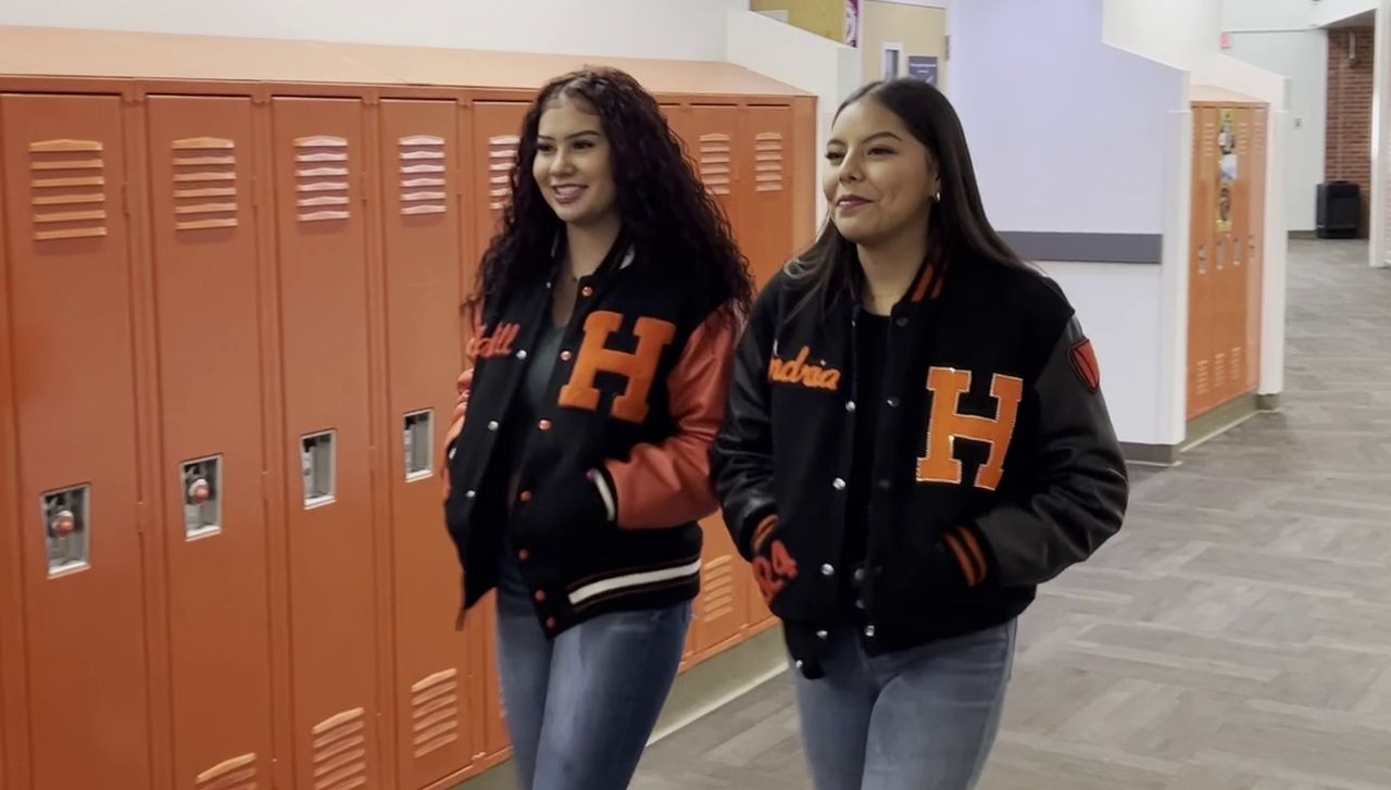 Alexis Madill and Andria Yellowmule