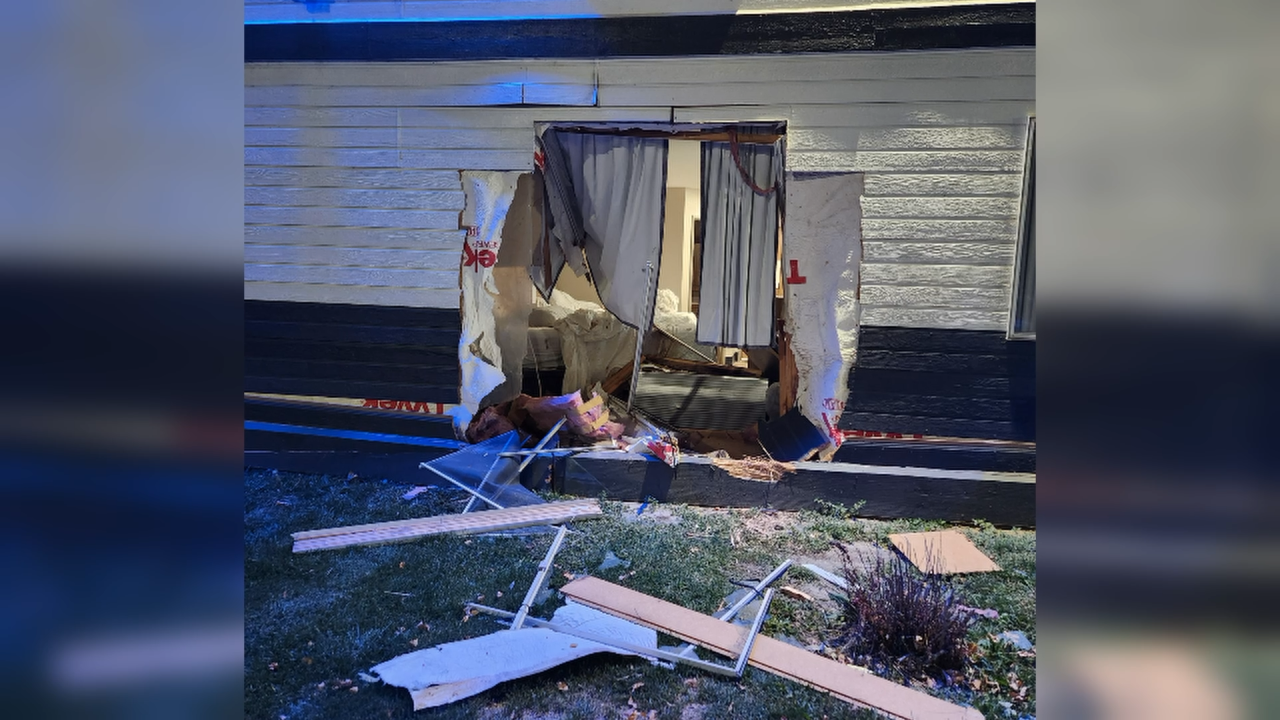 Vehicle crashes into hotel room in Billings