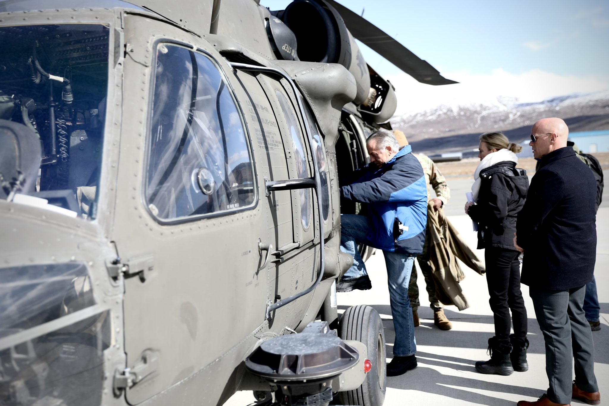 Gov. Joe Lombardo tours northern Nevada to assess storm damage