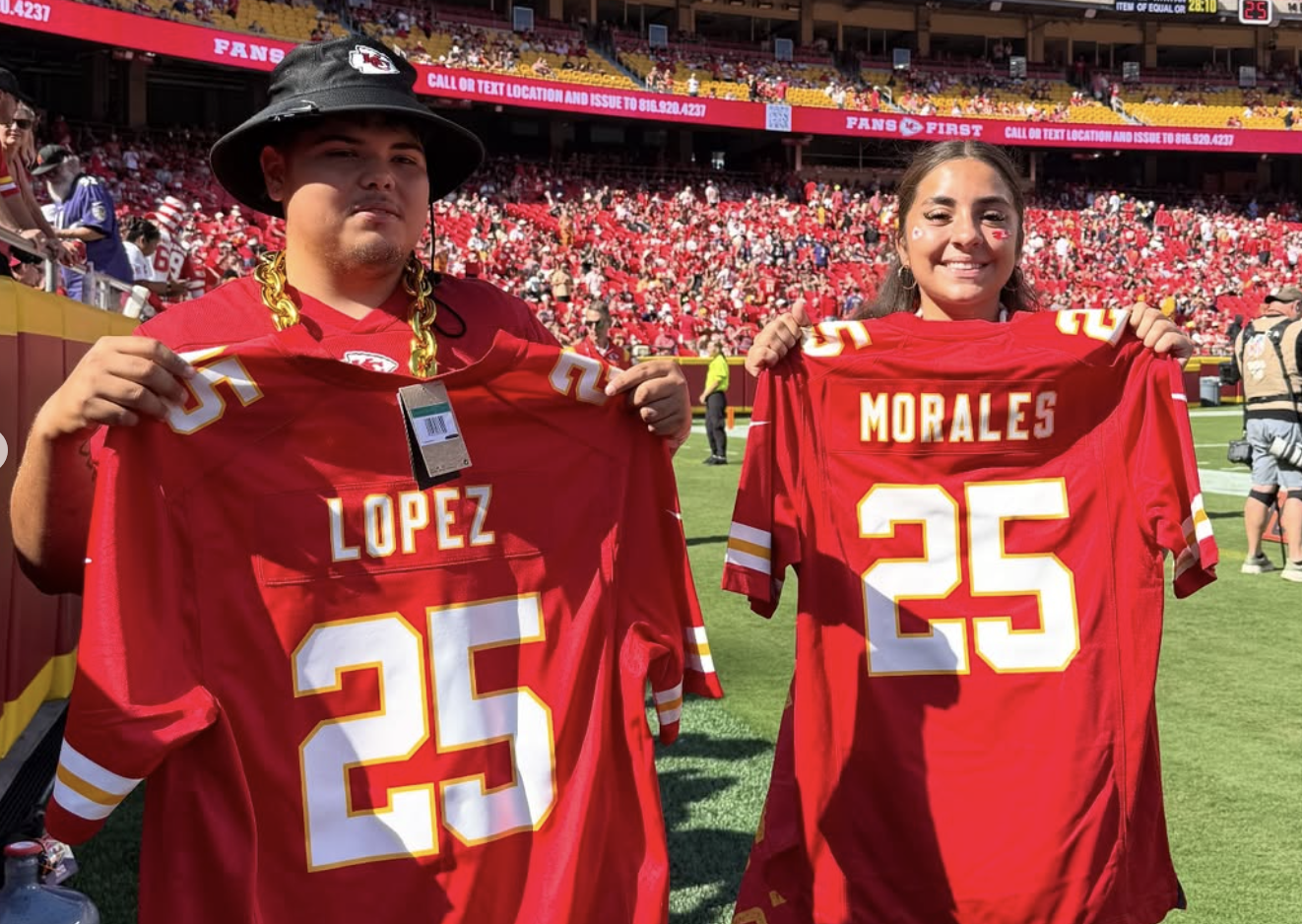 Jaden Lopez and Ashley Morales