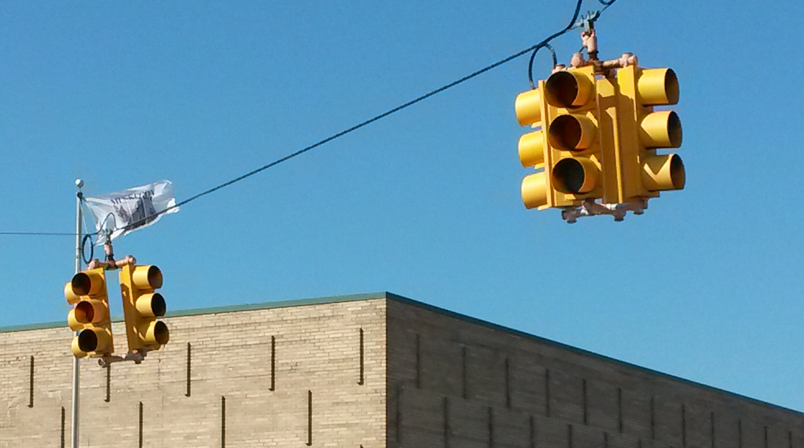 traffic lights out